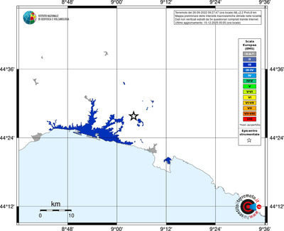 Mappa EMS - territori località