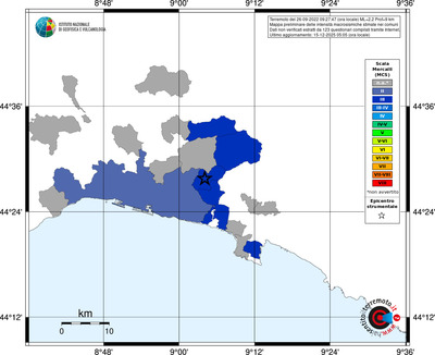 Mappa MCS - territori comuni