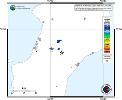 Mappa MCS - territori località