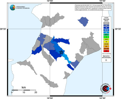 Mappa MCS - territori comuni