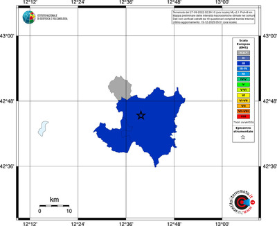 Mappa EMS - territori comuni
