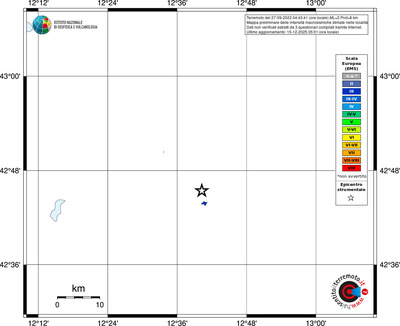 Mappa EMS - territori località