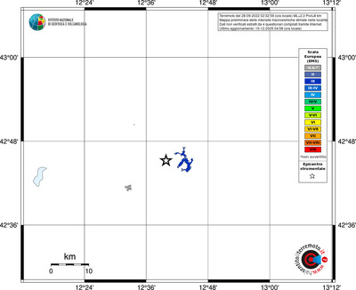 Mappa EMS - territori località