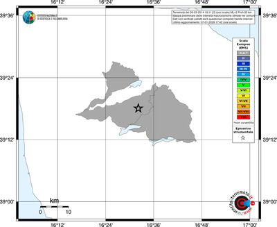 Mappa EMS - territori comuni