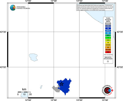 Mappa EMS - territori comuni