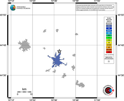 Mappa MCS - territori località