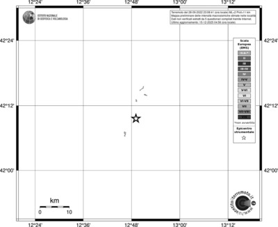Mappa EMS - territori località