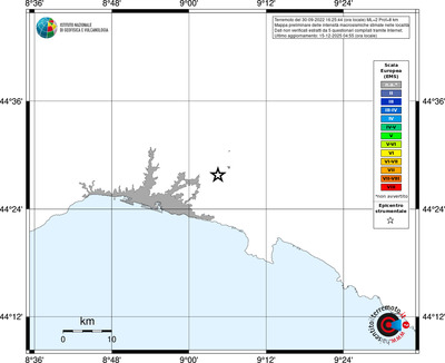 Mappa EMS - territori località