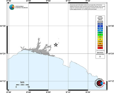 Mappa MCS - territori località