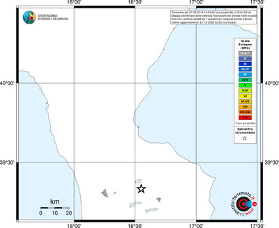 Mappa EMS - territori località