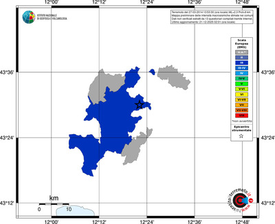 Mappa EMS - territori comuni