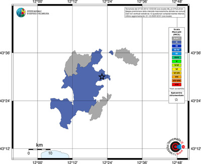 Mappa MCS - territori comuni