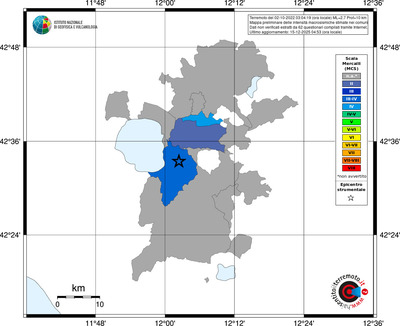 Mappa MCS - territori comuni