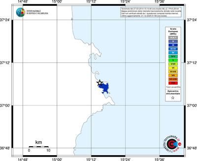 Mappa EMS - territori località