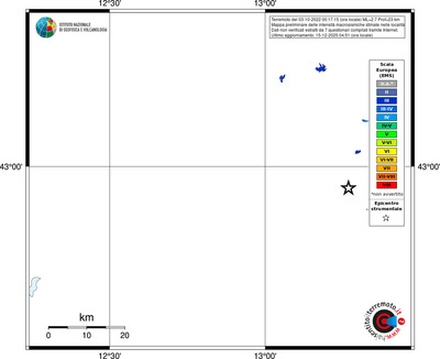 Mappa EMS - territori località