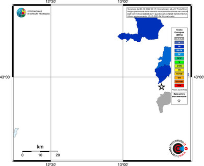 Mappa EMS - territori comuni