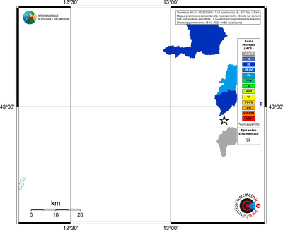 Mappa MCS - territori comuni