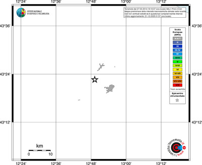 Mappa EMS - territori località