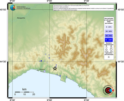 Mappa comuni con almeno 3 questionari