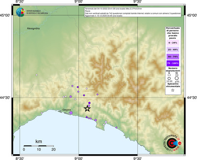 Mappa comuni con almeno 3 questionari