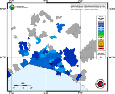 Mappa EMS - territori comuni