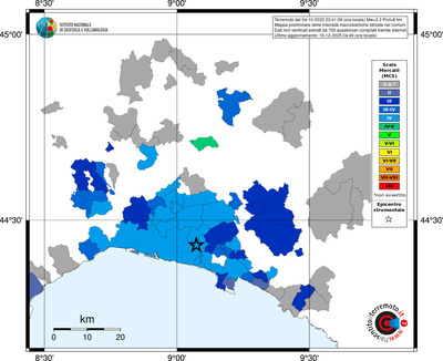 Mappa MCS - territori comuni