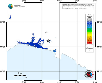 Mappa EMS - territori località