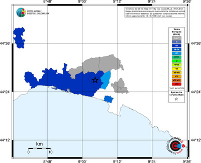 Mappa EMS - territori comuni