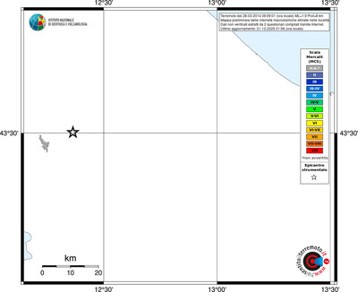 Mappa MCS - territori località