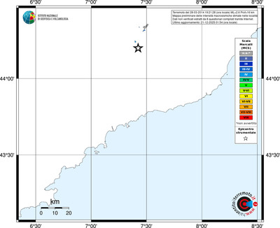 Mappa MCS - territori località