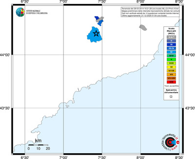 Mappa MCS - territori comuni