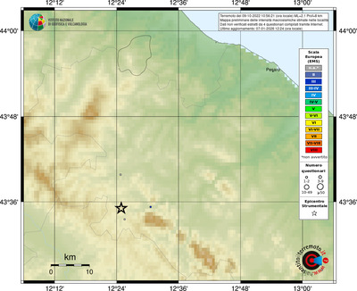 Mappa EMS - località