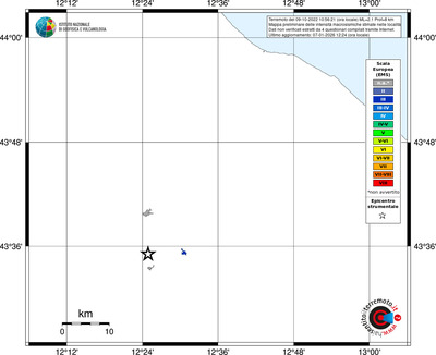 Mappa EMS - territori località