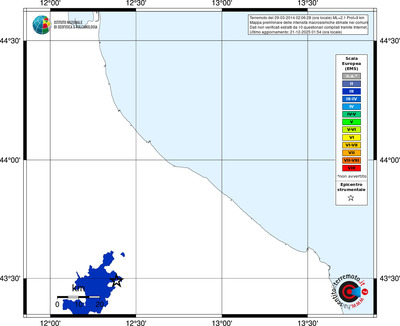 Mappa EMS - territori comuni