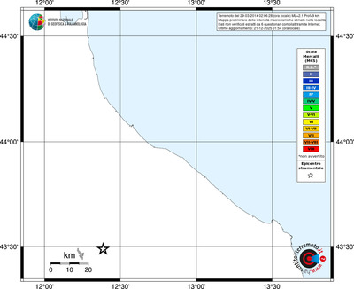 Mappa MCS - territori località