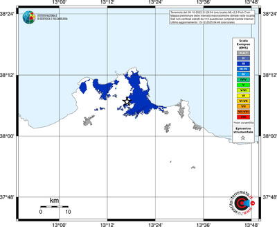 Mappa EMS - territori località