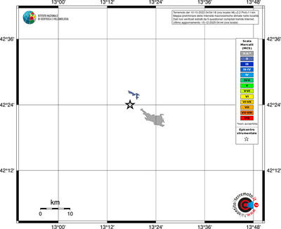 Mappa MCS - territori località
