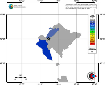 Mappa MCS - territori comuni