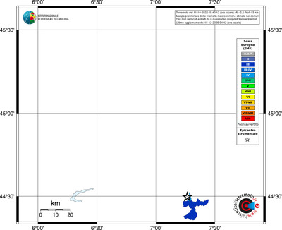 Mappa EMS - territori comuni