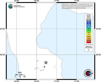 Mappa MCS - territori località