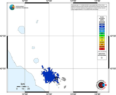 Mappa EMS - territori località