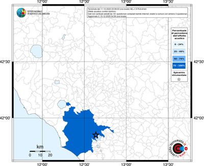 Mappa territorio comunale con almeno 3 questionari
