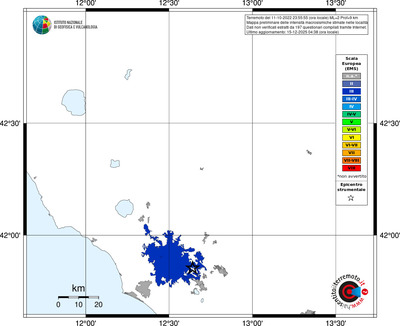 Mappa EMS - territori località