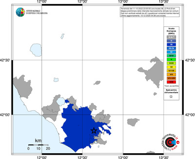 Mappa EMS - territori comuni