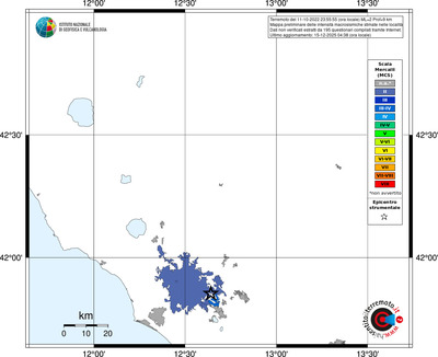 Mappa MCS - territori località