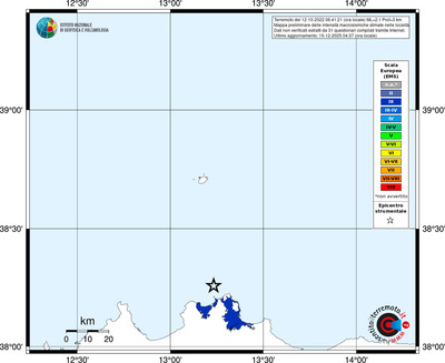 Mappa EMS - territori località