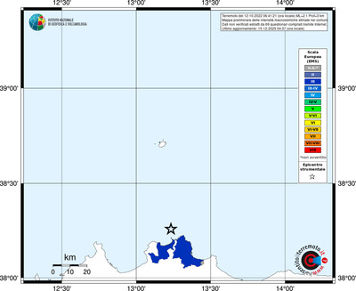 Mappa EMS - territori comuni