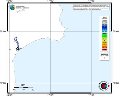Mappa MCS - territori località