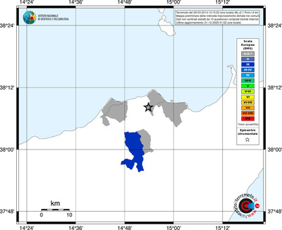 Mappa EMS - territori comuni