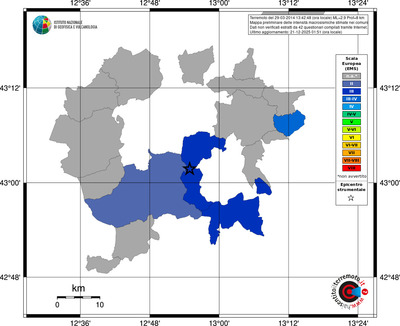 Mappa EMS - territori comuni